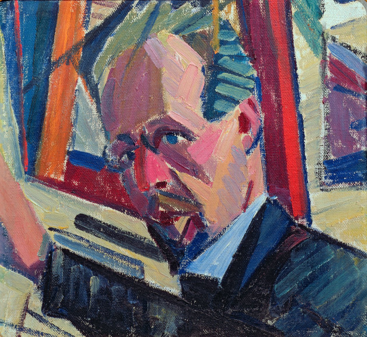Zelfportret, 1913 door Alexander Bogomazov