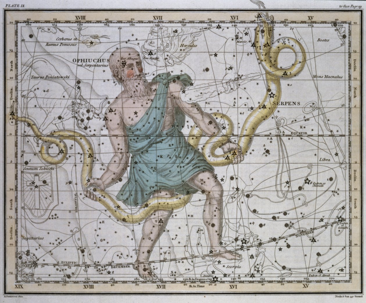 Ophiuchus of Serpentarius, uit 