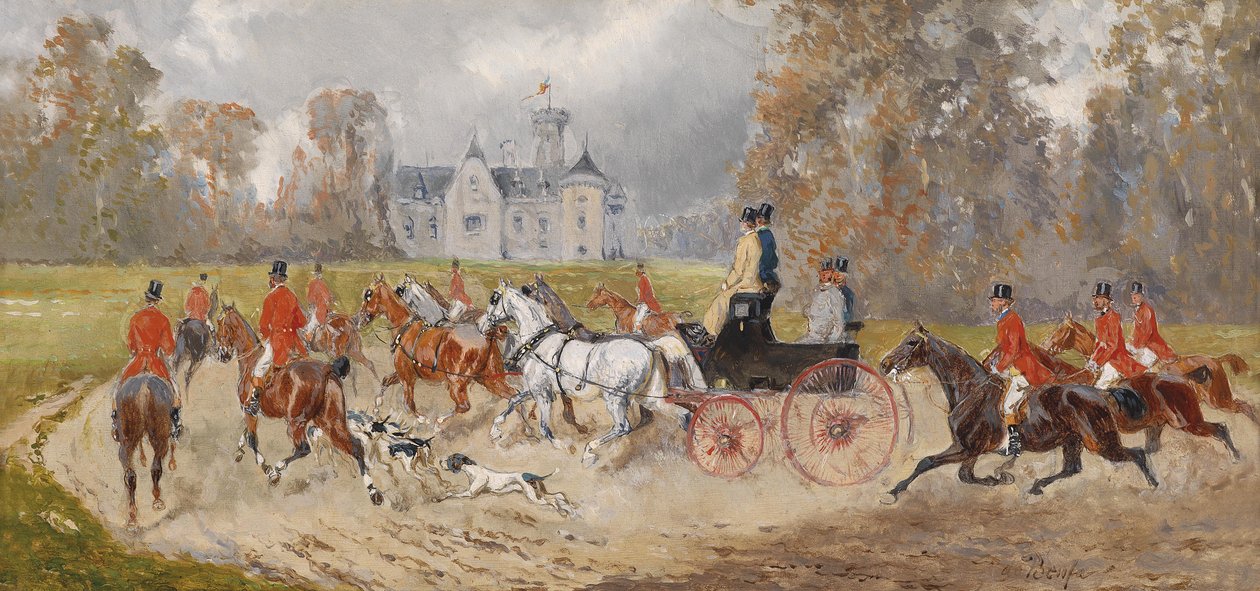Terugkeer naar het kasteel door Alexander von Bensa