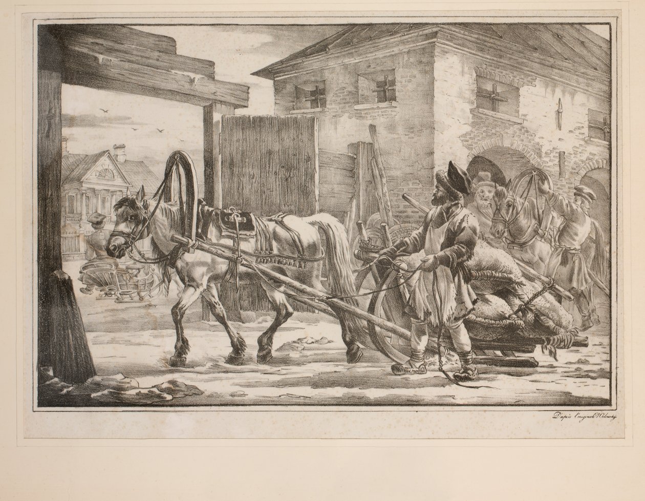 Uitrijden vanuit de poorten door after Alexander Orlowski