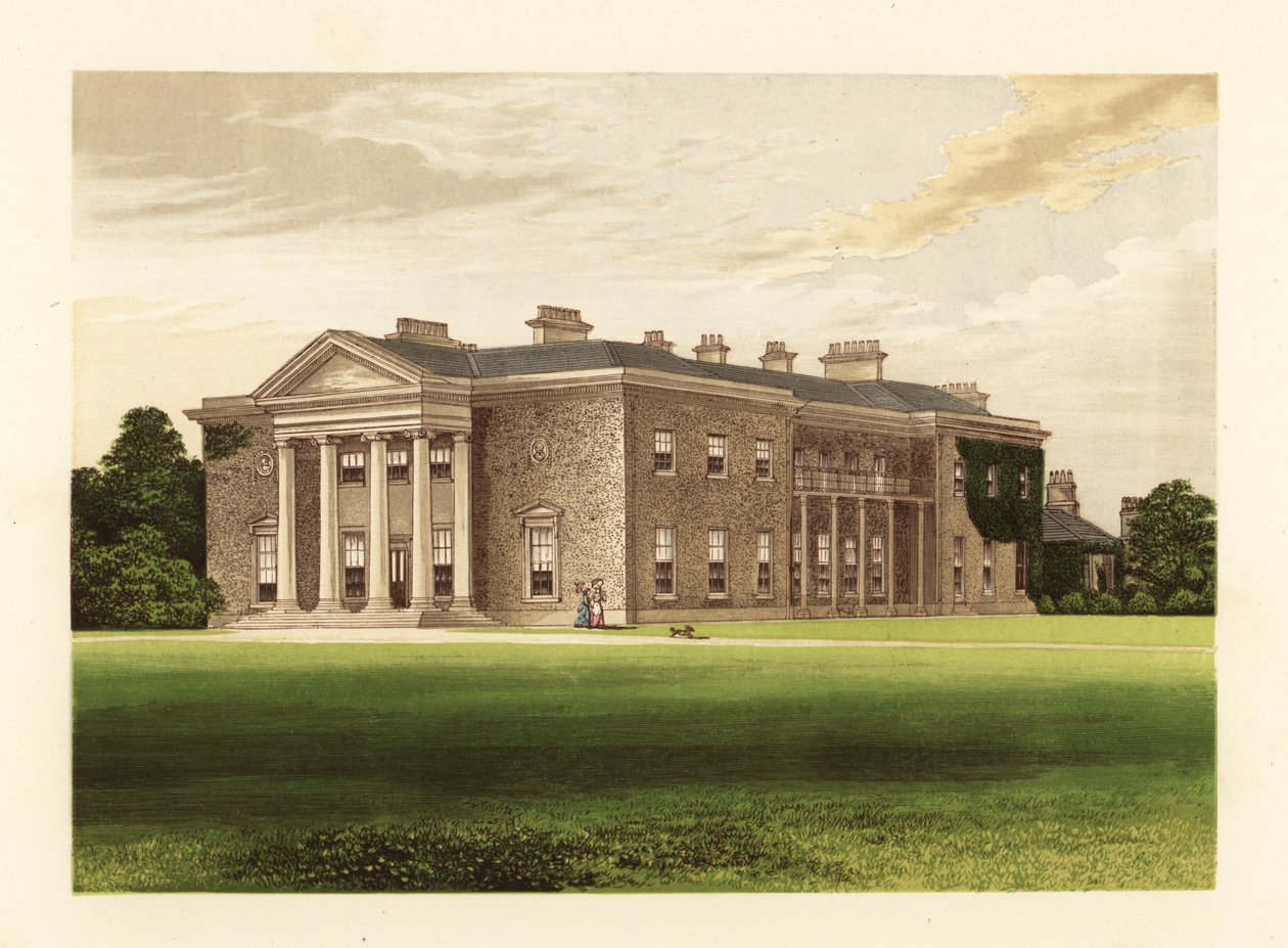 Bishops Court, County Kildare, Ierland door Alexander Francis (after) Lydon