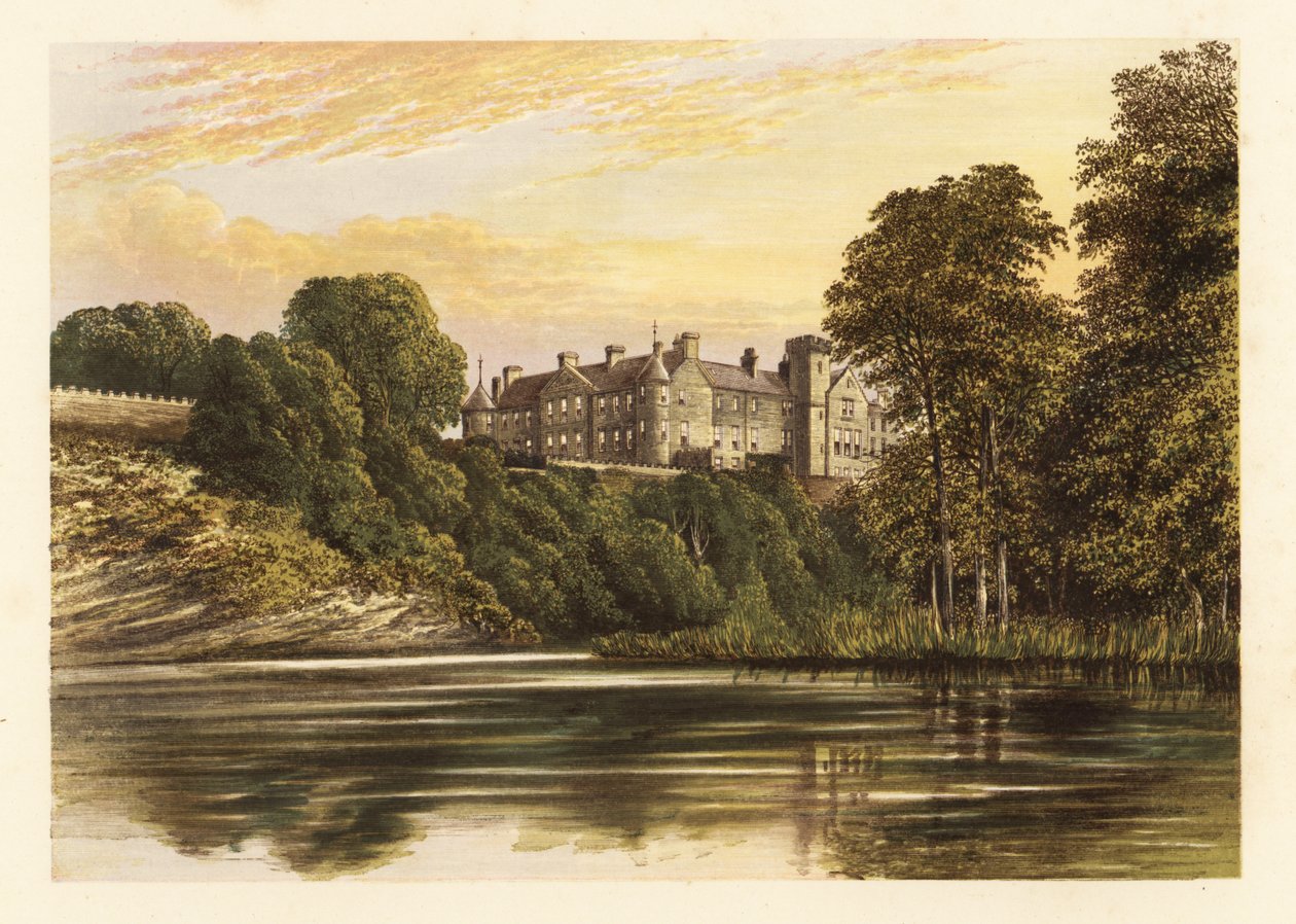 Brechin Castle, Angus, Schotland.,1880 door Alexander Francis (after) Lydon