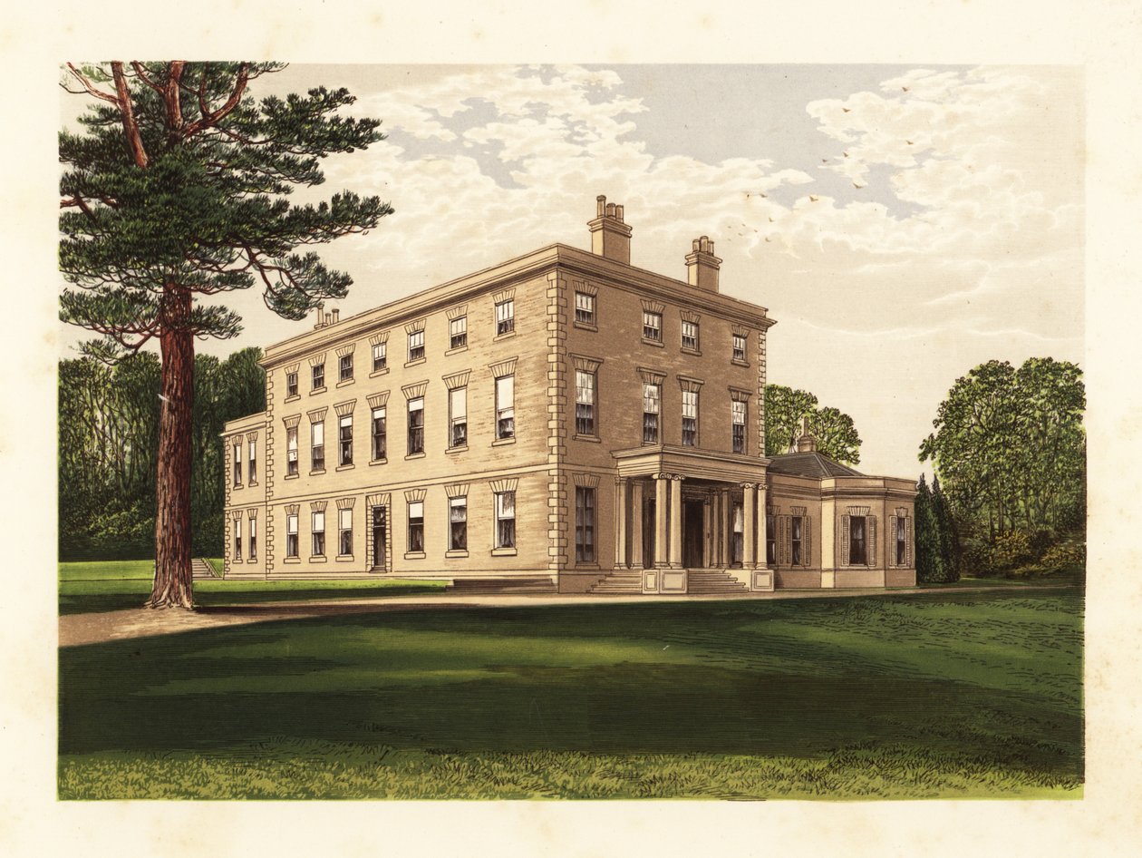 Carnanton House, Cornwall, Engeland door Alexander Francis (after) Lydon