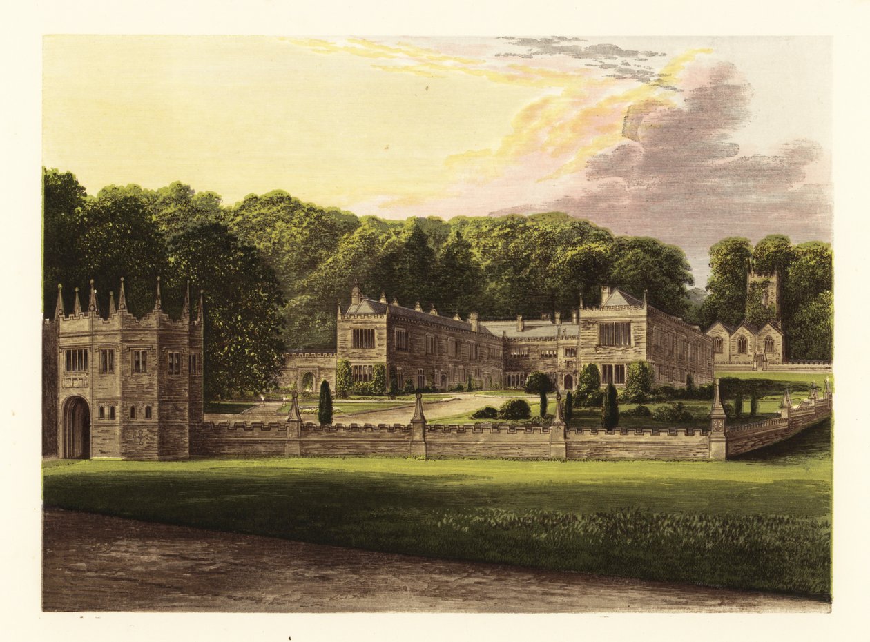 Lanhydrock House, Cornwall, Engeland door Alexander Francis (after) Lydon