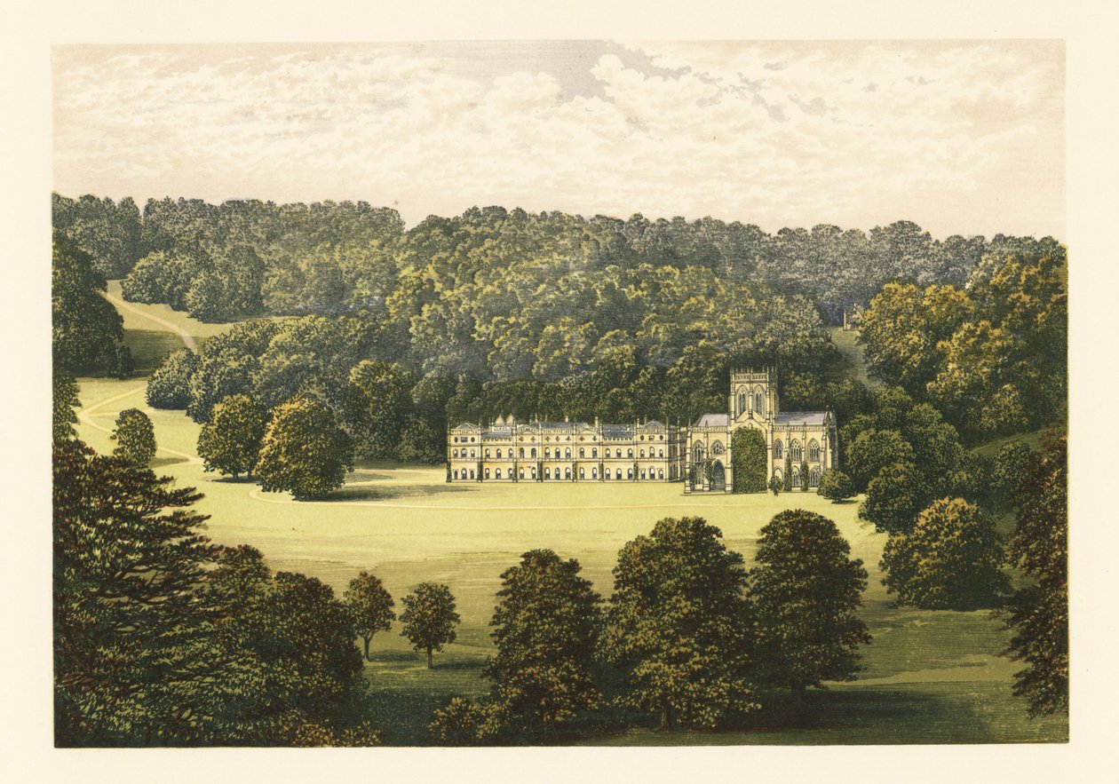 Milton Abbey, Dorsetshire, Engeland. door Alexander Francis (after) Lydon