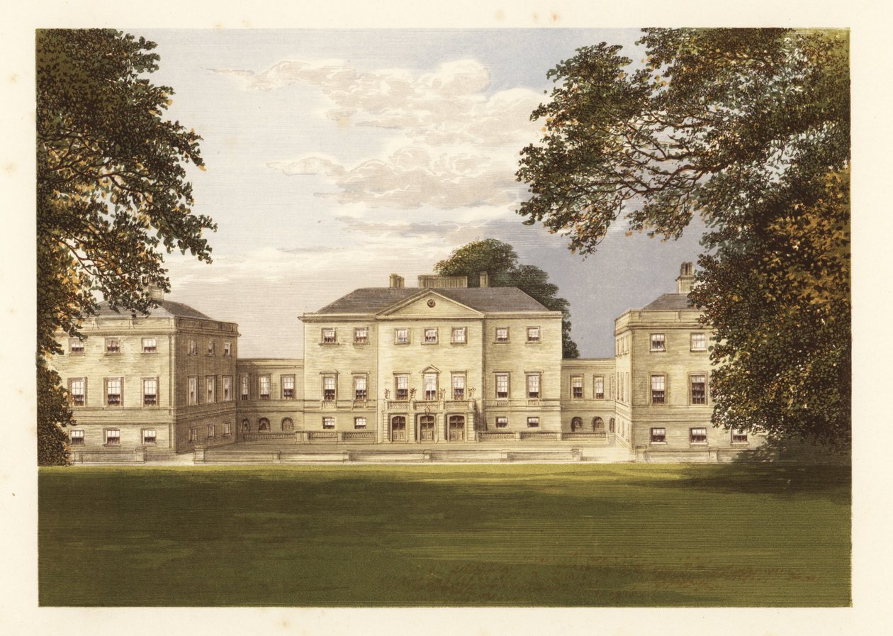 Nuneham Park, Berkshire, Engeland, 1880 (gravure) door Alexander Francis (after) Lydon