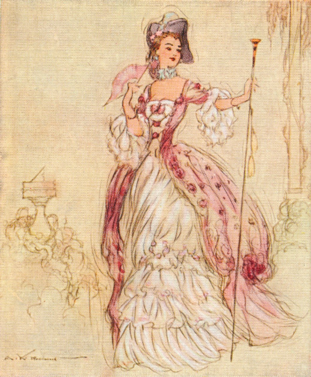 Madame de Pompadour, 1721-1764, 1937 door Alexander K. MacDonald