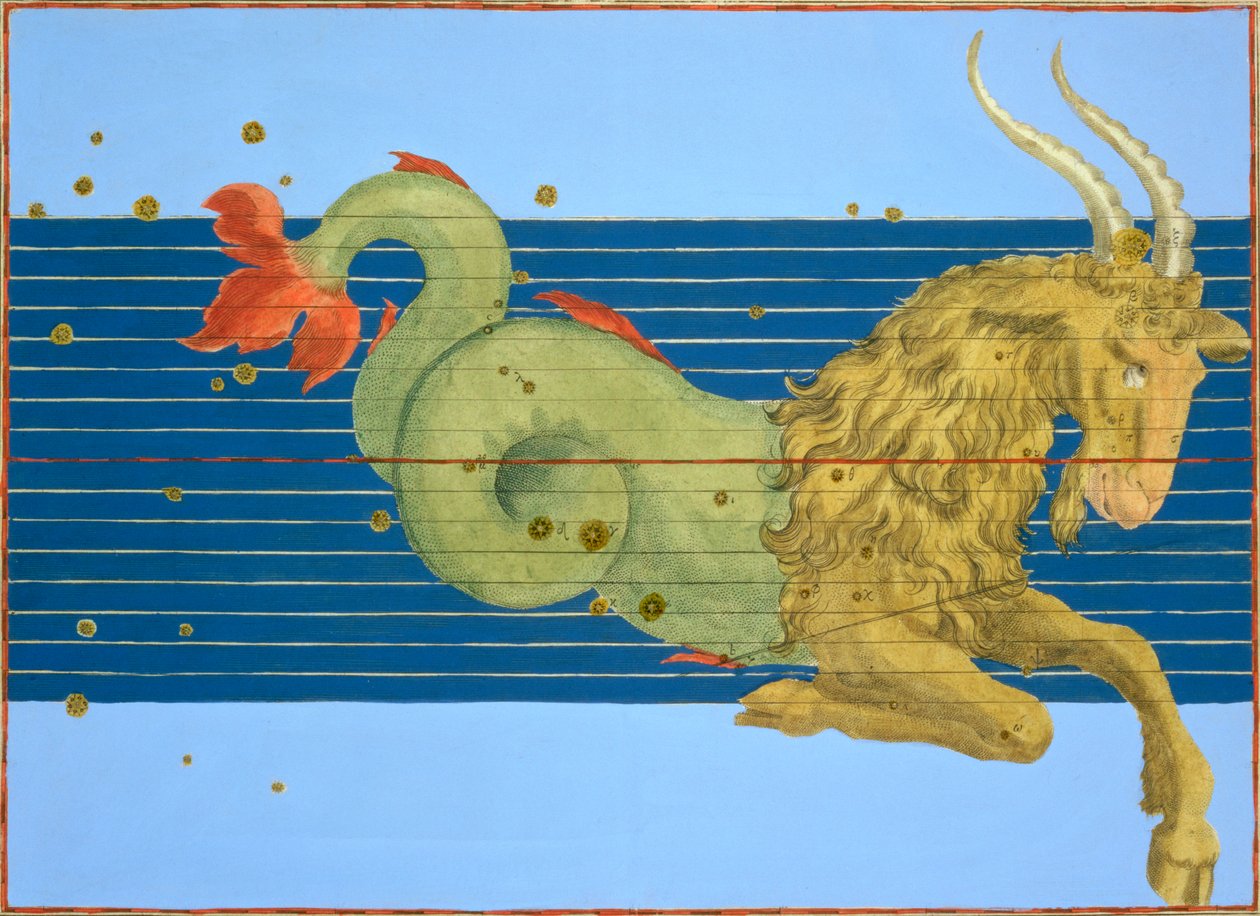 Constellatie van Steenbok, 1603 door Alexander Mair