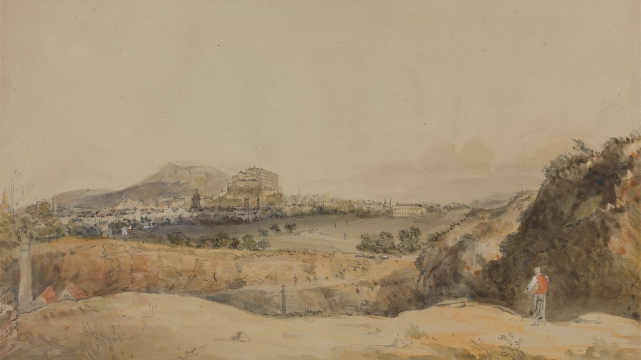 Een uitzicht op Edinburgh door Alexander Nasmyth