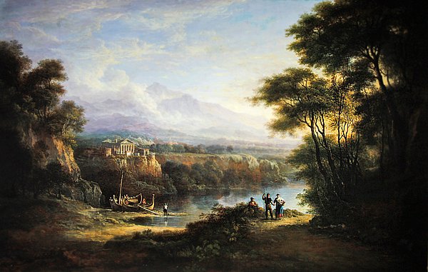 Klassiek landschap door Alexander Nasmyth