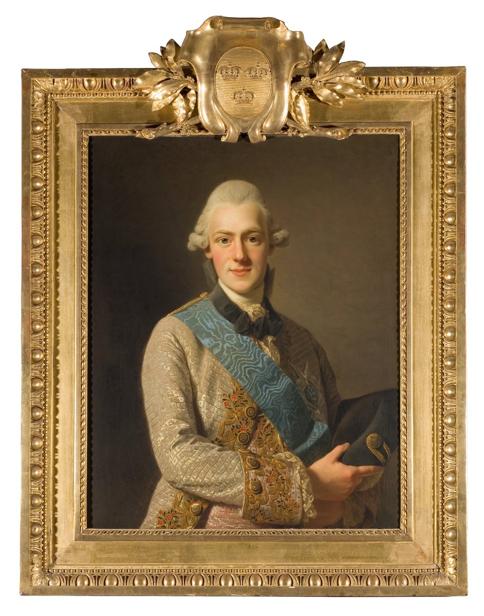Hertog Fredrik Adolf, (1750-1803), broer van Gustaaf III, prins van Zweden door Alexander Roslin