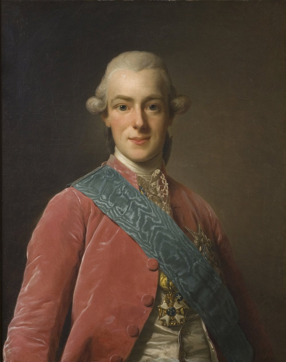Fredrik Adolf (1750-1803), hertog van Östergötland door Alexander Roslin