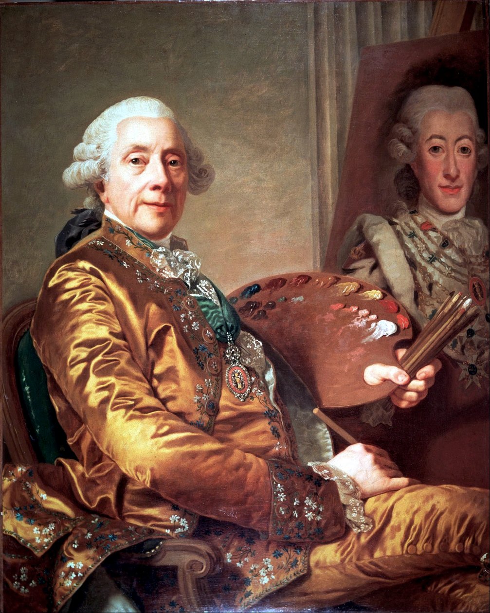Zelfportret door Alexander Roslin