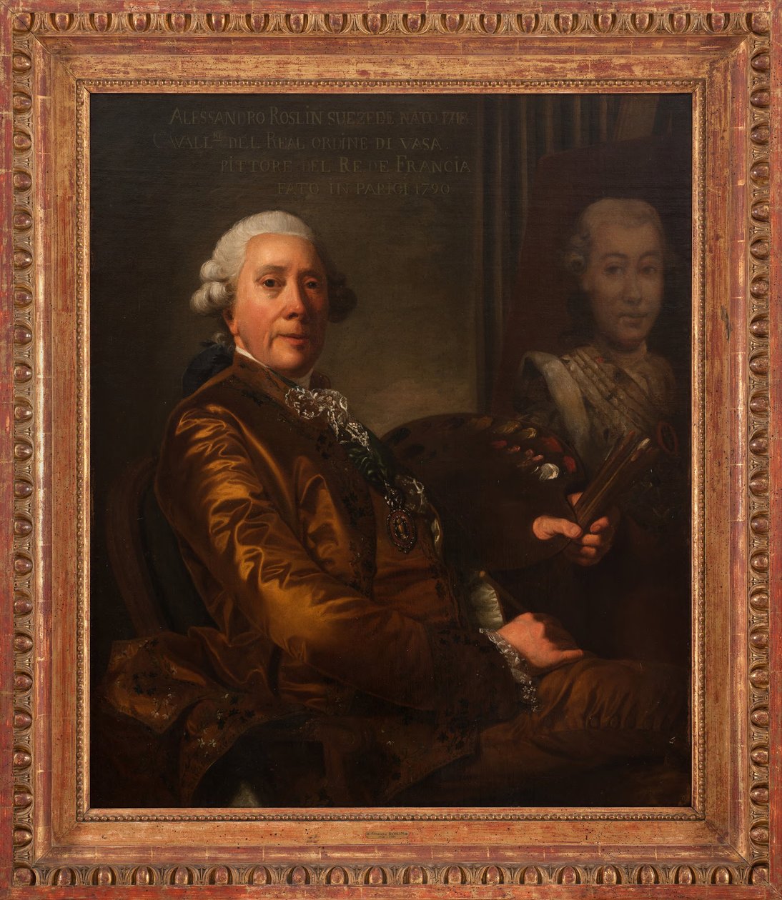 Zelfportret door Alexander Roslin