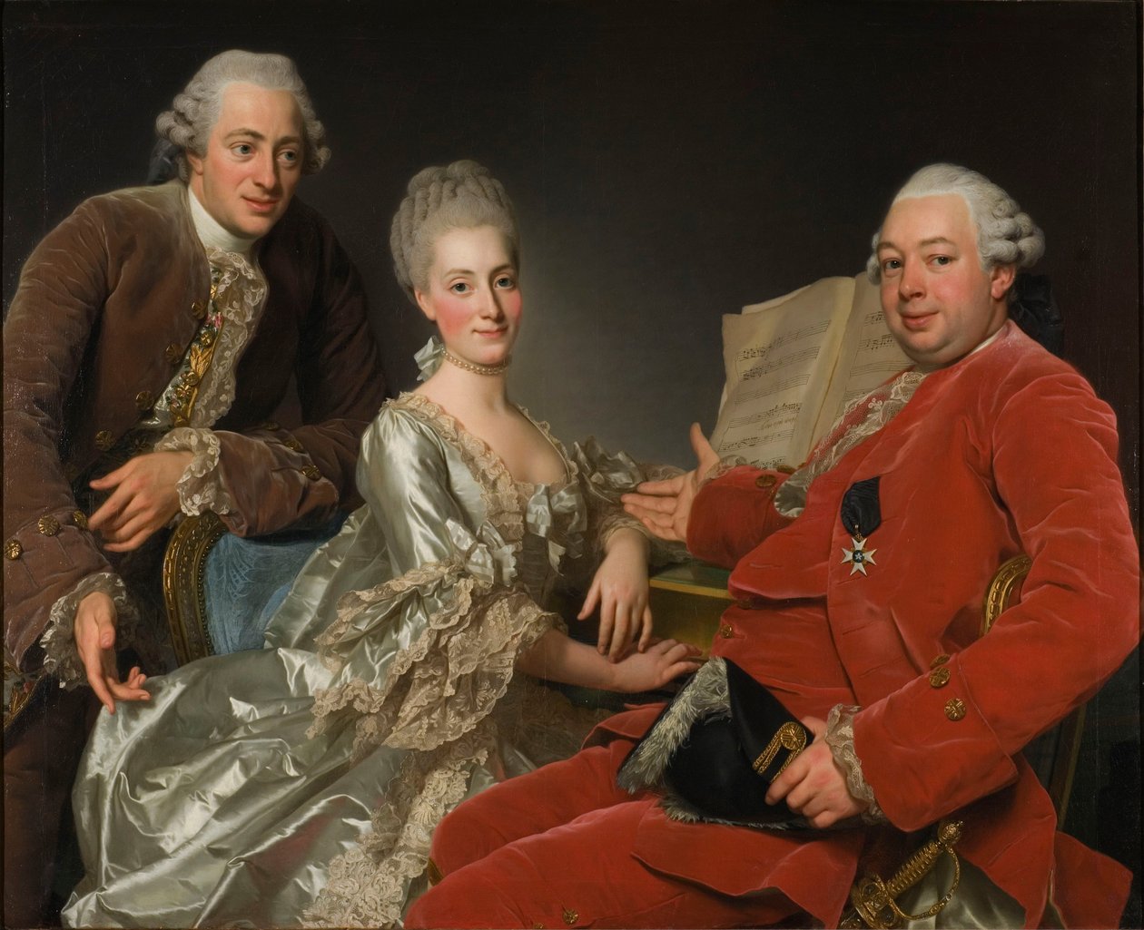 Zweeds: John Jennings, zijn broer en schoonzus
 John Jennings Esq, zijn broer en schoonzus door Alexander Roslin