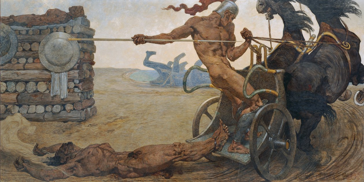 Achilles, c. 1930 door Alexander Rothaug