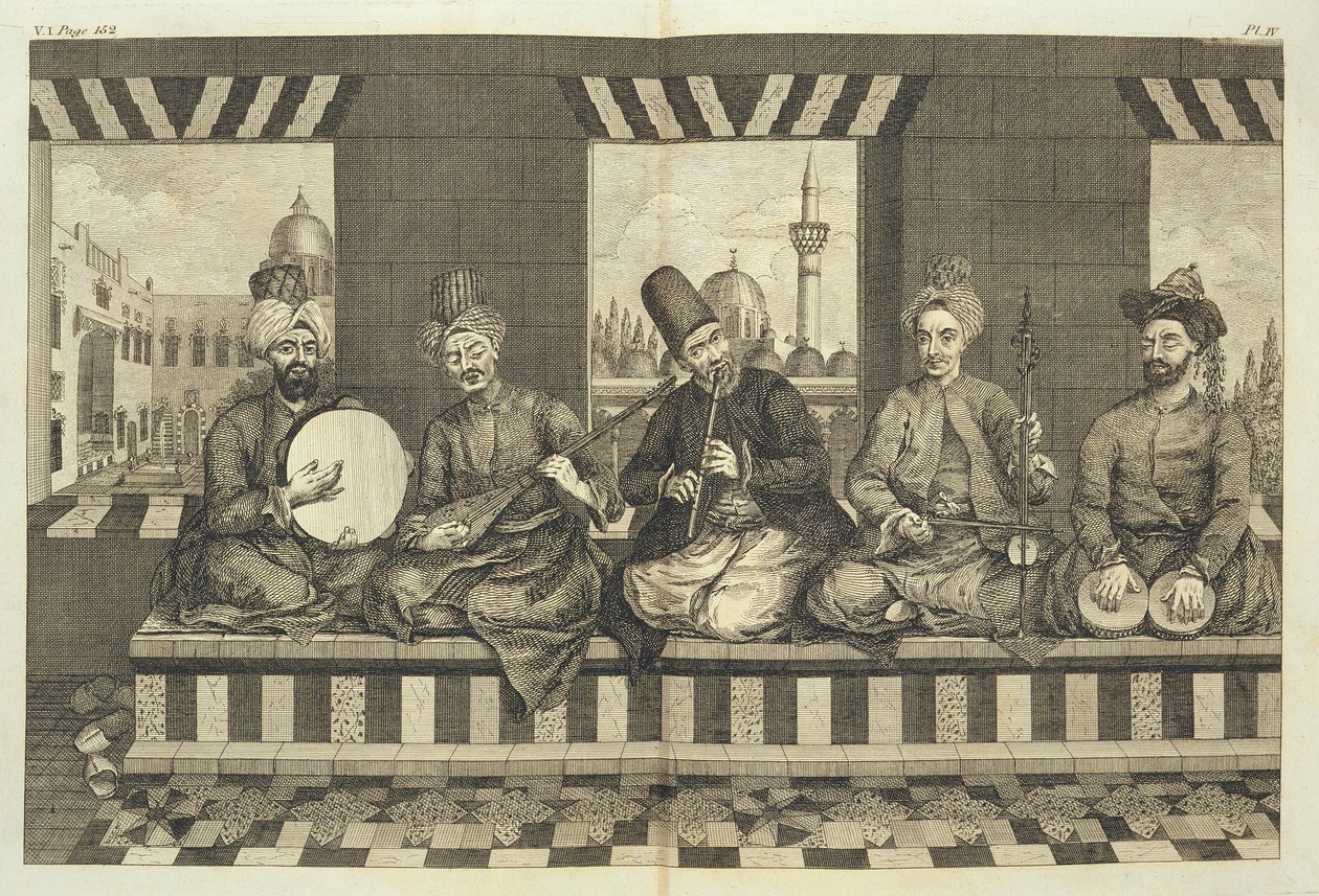 Syrische Muzikanten, plaat 4 uit 