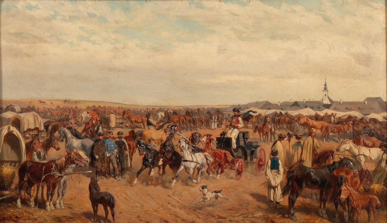 Bensa-Paardenmarkt door Alexander von Bensa