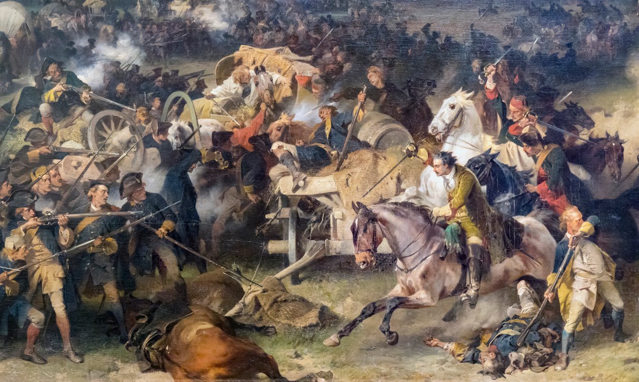 Slag bij Lesnaya door Alexander von Kotzebue