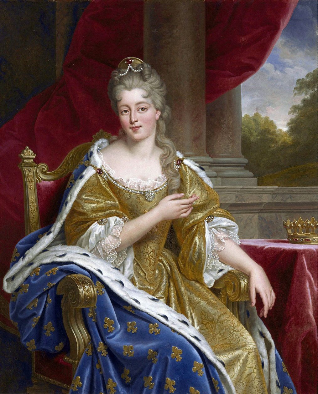 Françoise-Marie de Bourbon, Mademoiselle de Blois, Hertogin van Orléans door Alexandre Francois Caminade
