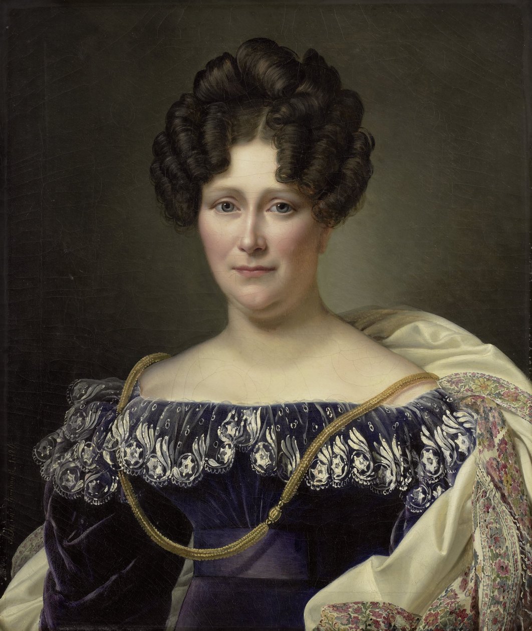 Johanna Henriette Engelen door Alexandre-Jean Dubois Drahonet