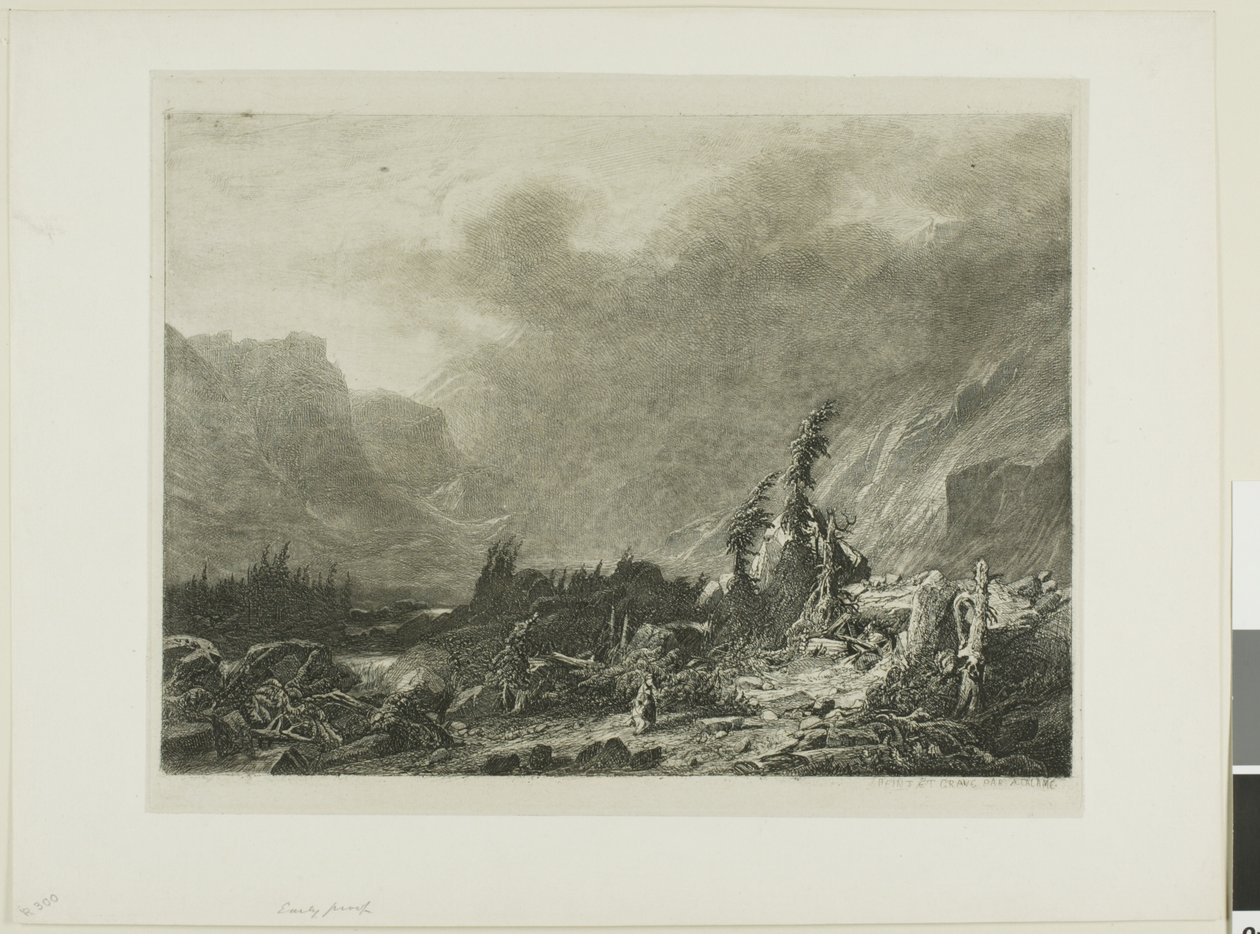 Alpenlandschap door Alexandre Calame