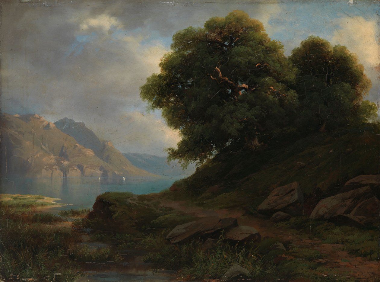 Alpenlandschap door Alexandre Calame