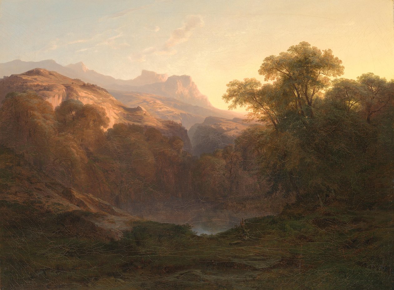 Berglandschap door Alexandre Calame