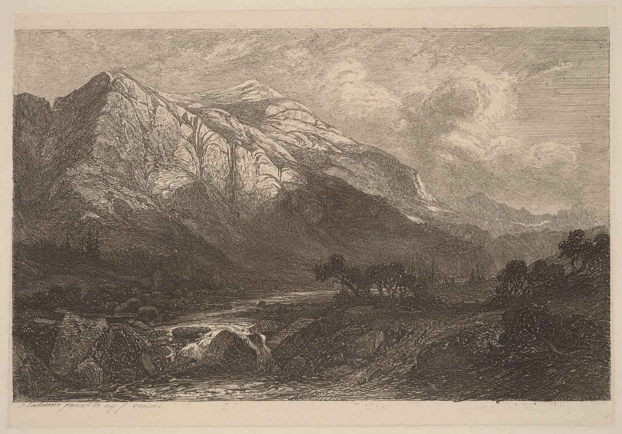 Bergbeek door Alexandre Calame