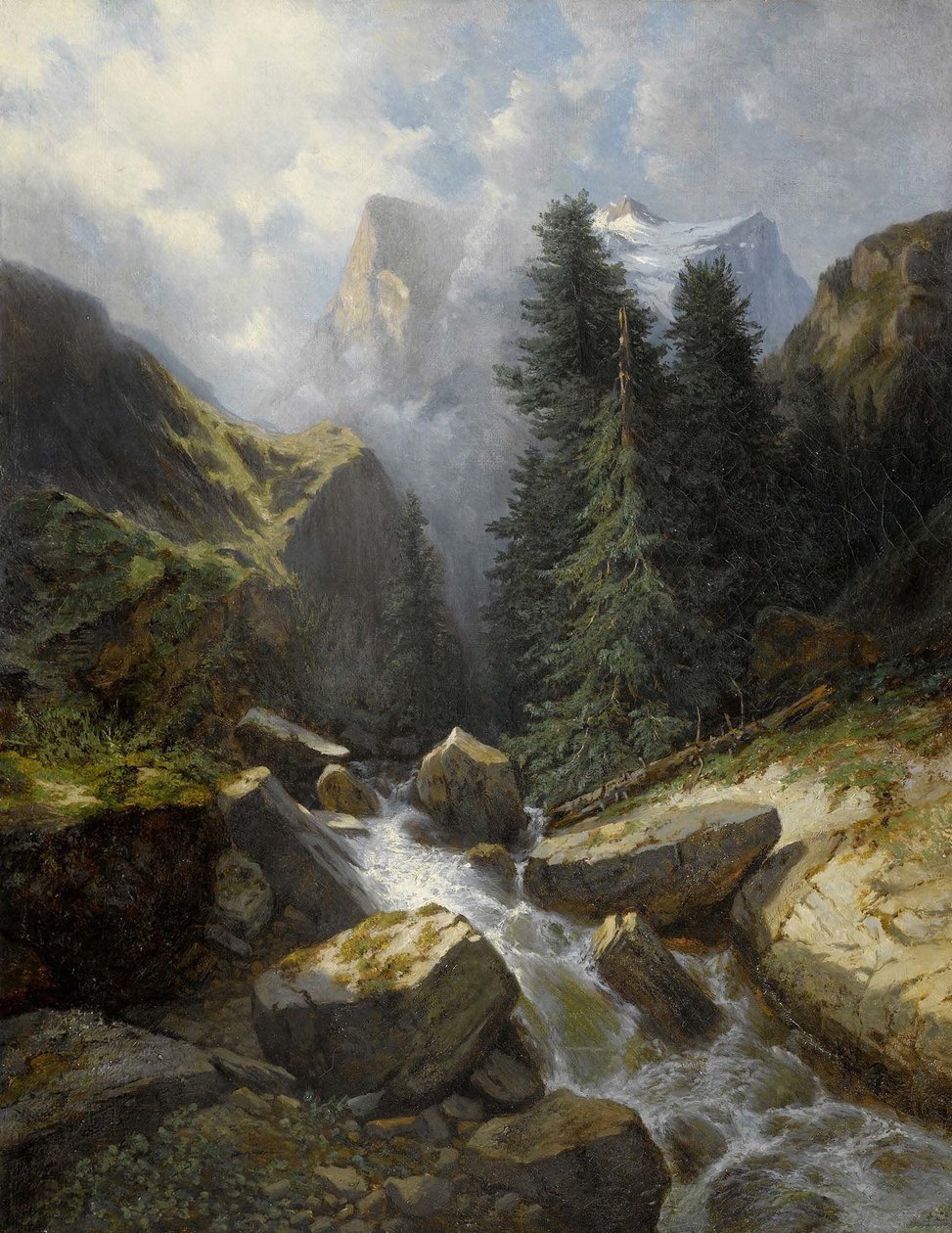 Rozenlelie door Alexandre Calame