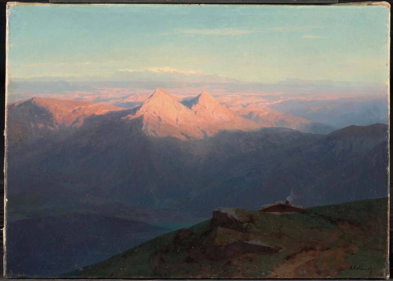 De Mythen door Alexandre Calame
