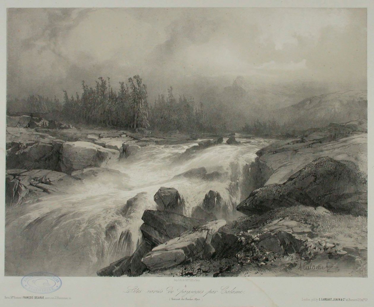 Zonder titel door Alexandre Calame