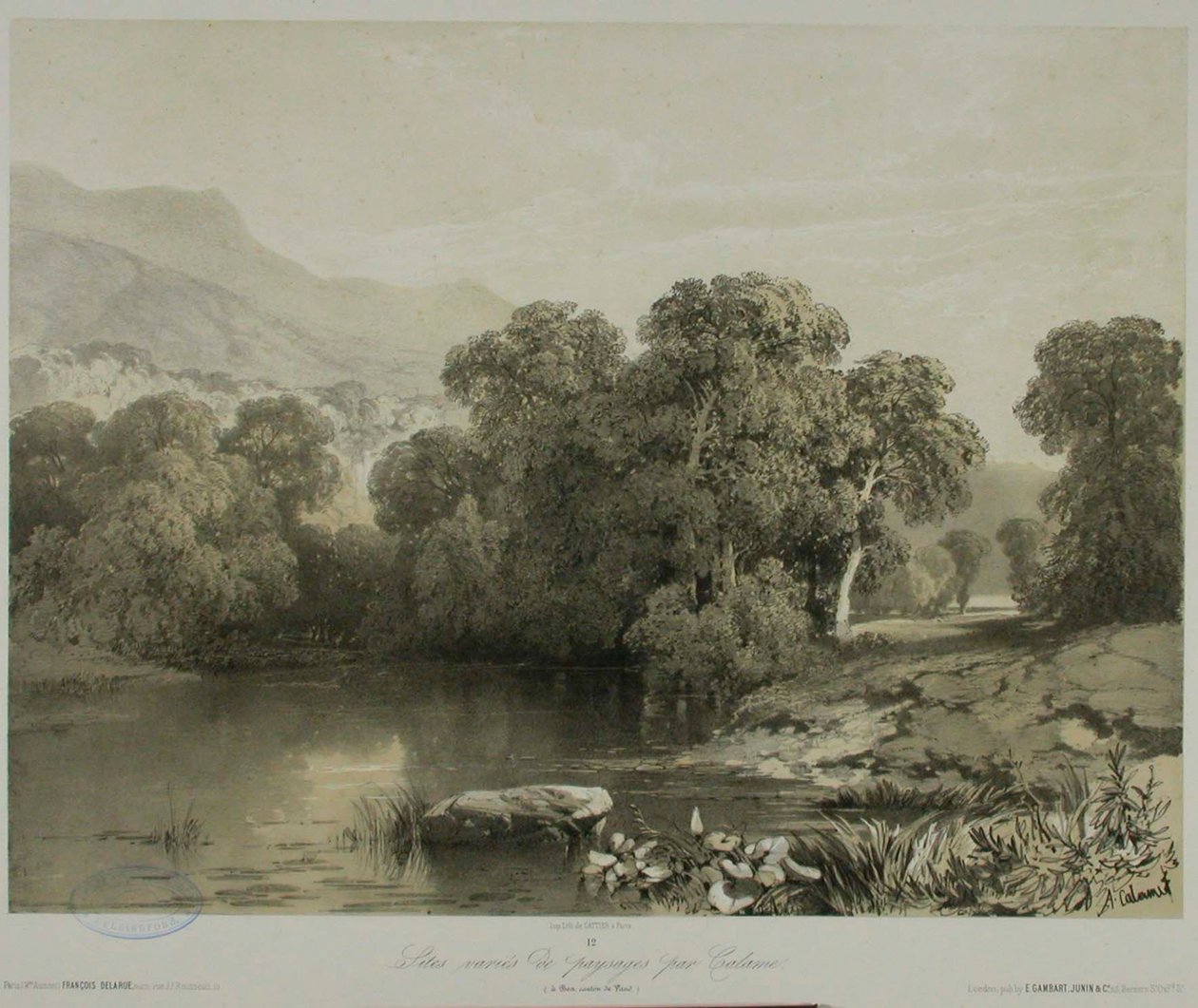 Zonder titel door Alexandre Calame