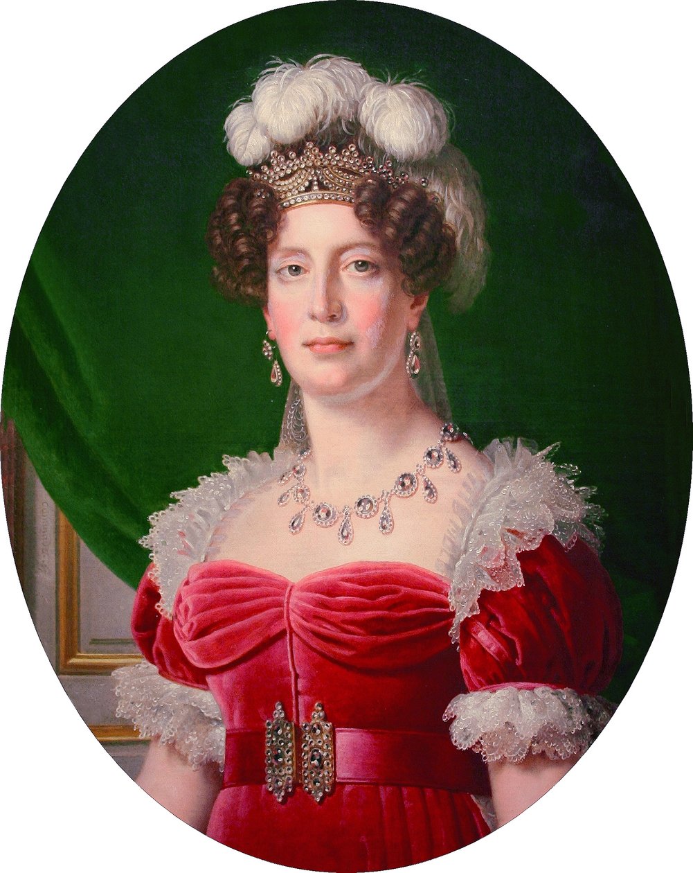 Frans: Portrait en buste de Marie-Thérèse Charlotte de France, duchesse d