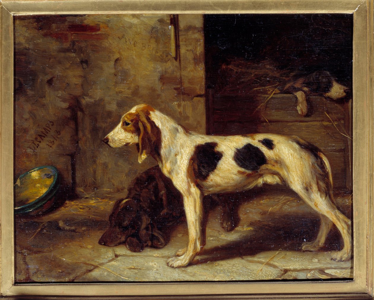 Honden Brifauts door Alexandre Gabriel Decamps