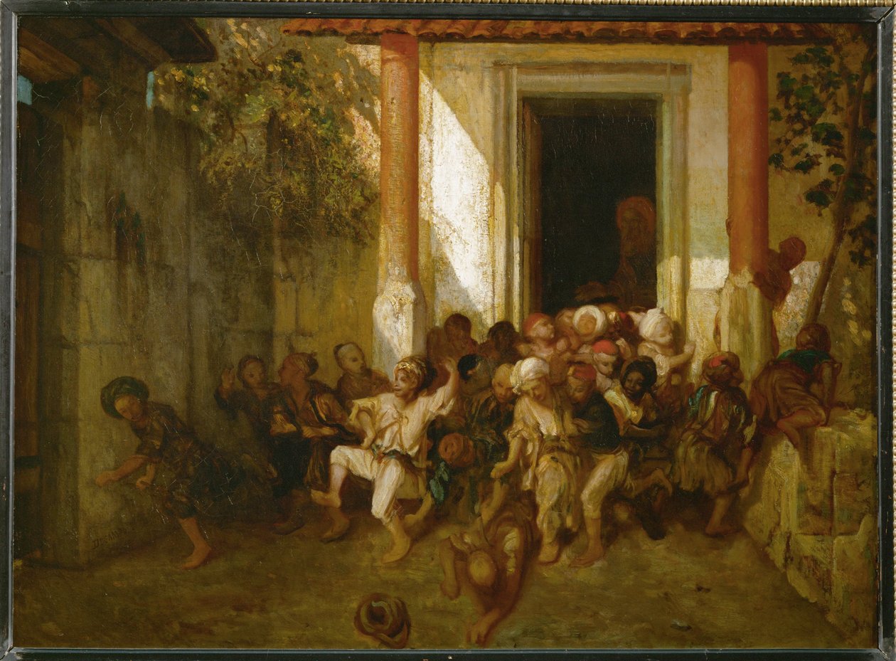 Turks schoolreisje - Turkse school ... door Alexandre Gabriel Decamps
