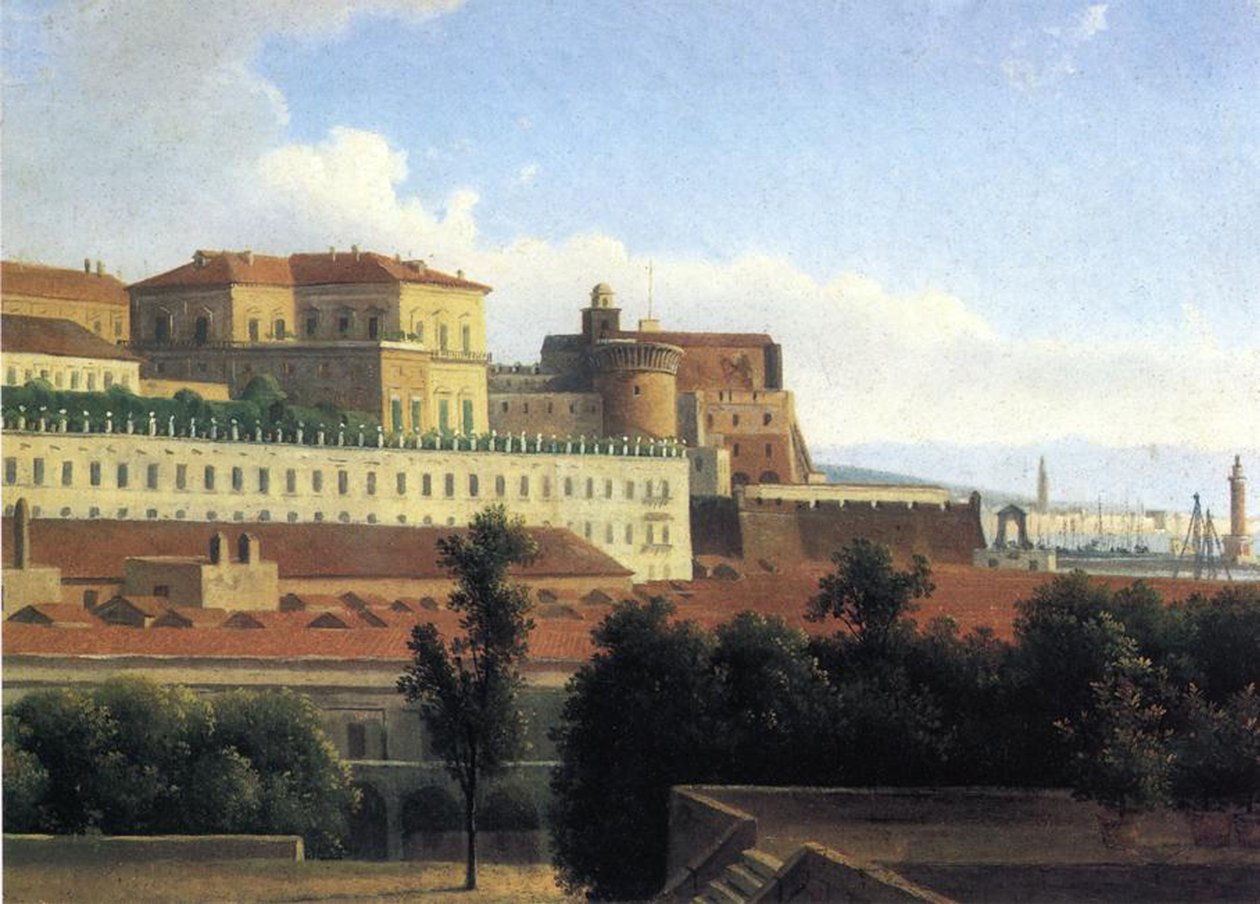 Napels, het Koninklijk Paleis, c.1780 door Alexandre Hyacinthe Dunouy