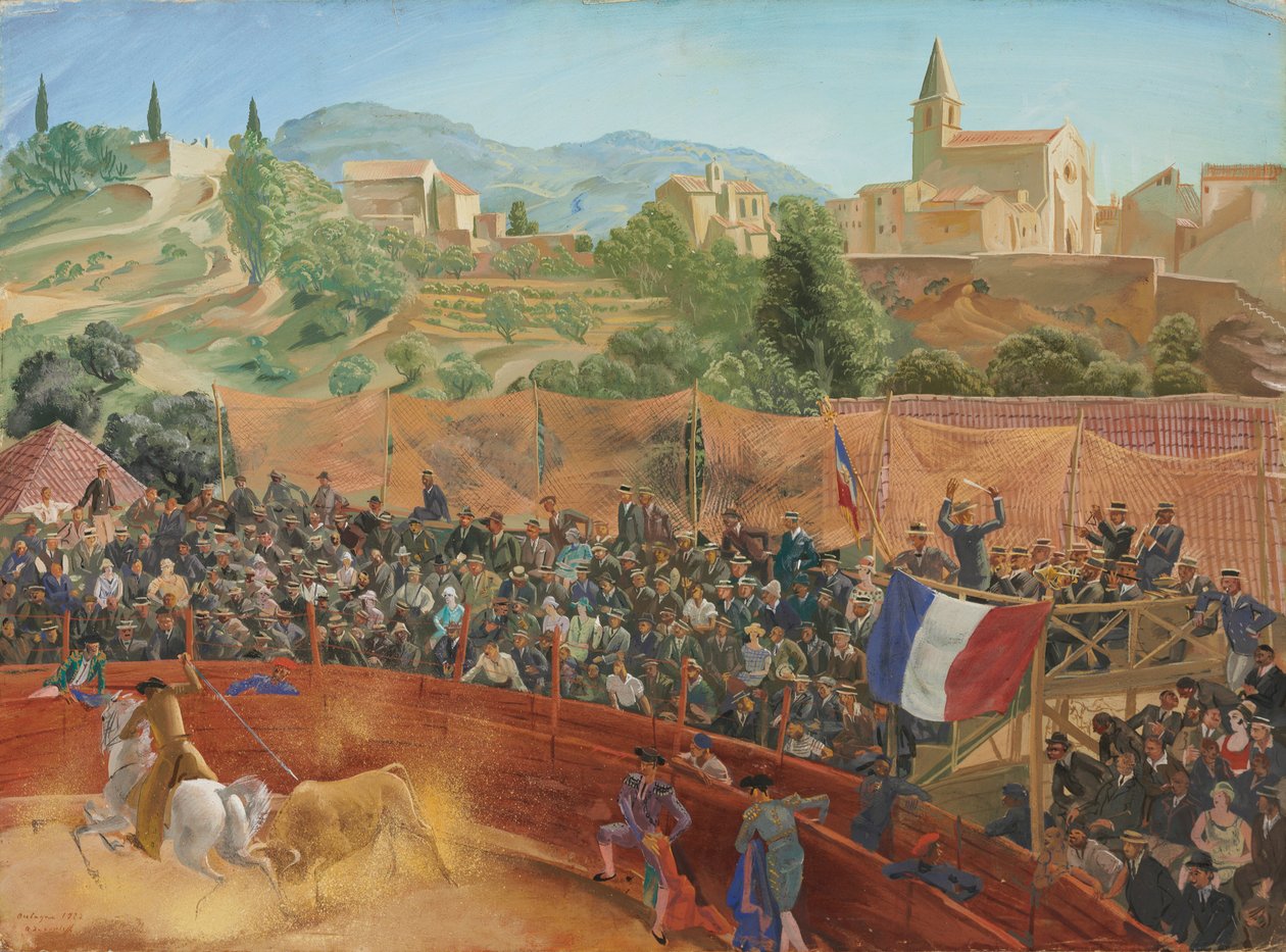 Stierengevecht door Alexandre Iacovleff