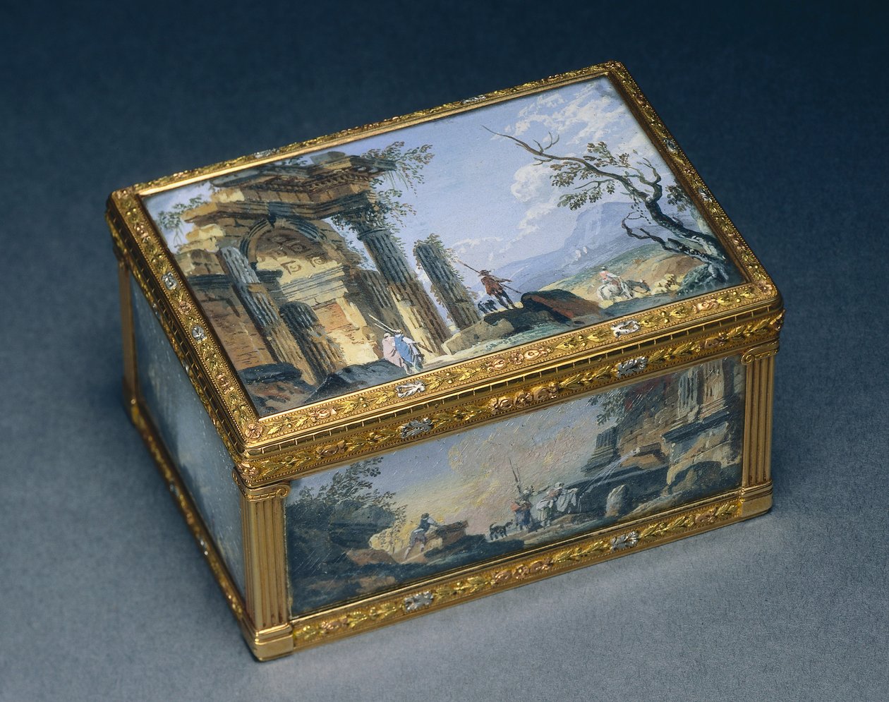 Rechthoekige doos, ca. 1840-50 door Alexandre Leferre