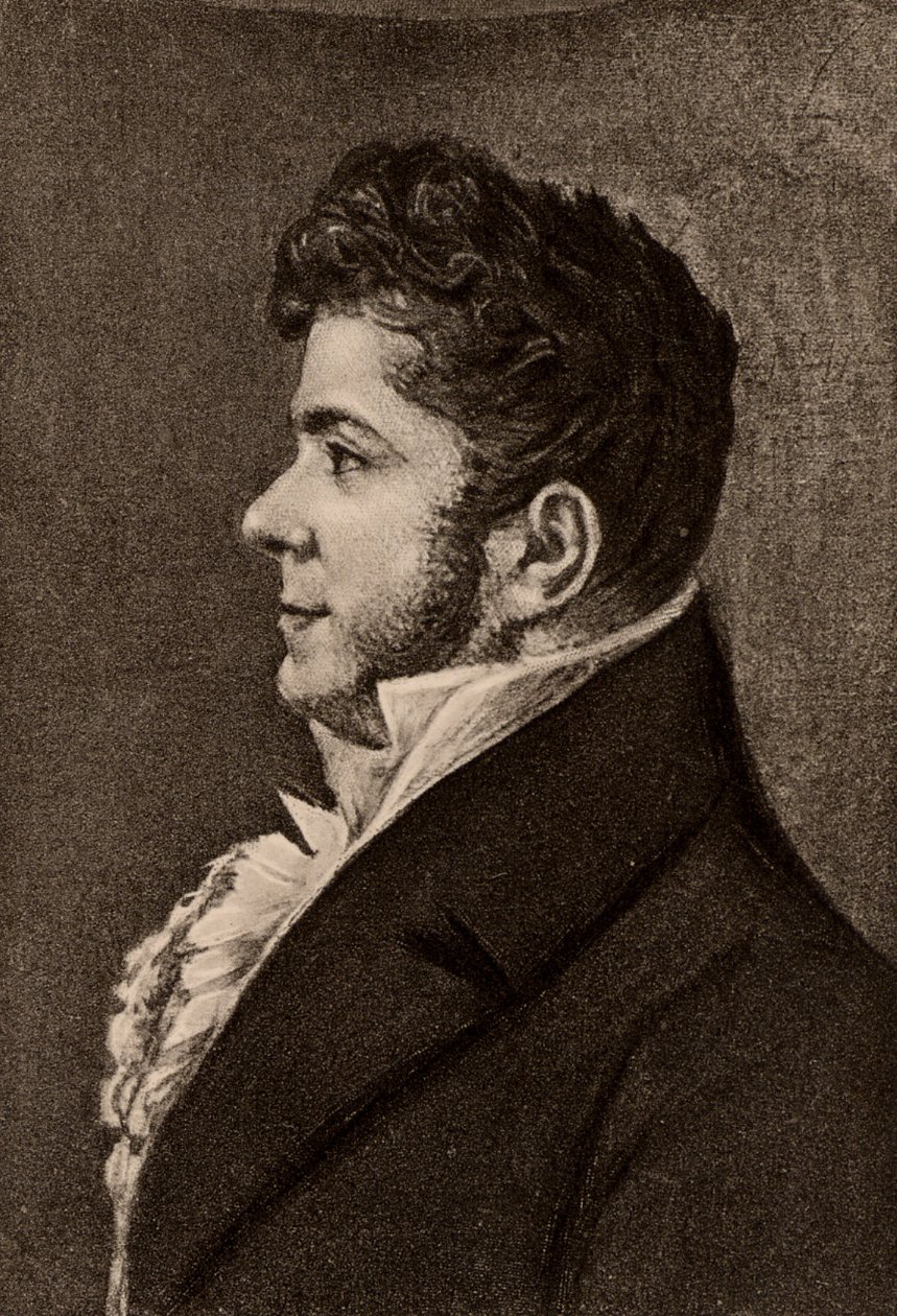 Stendhal, pseudoniem van Henri Marie Beyle (1783-1842) Franse romanschrijver door Alexandre Marie Longuet