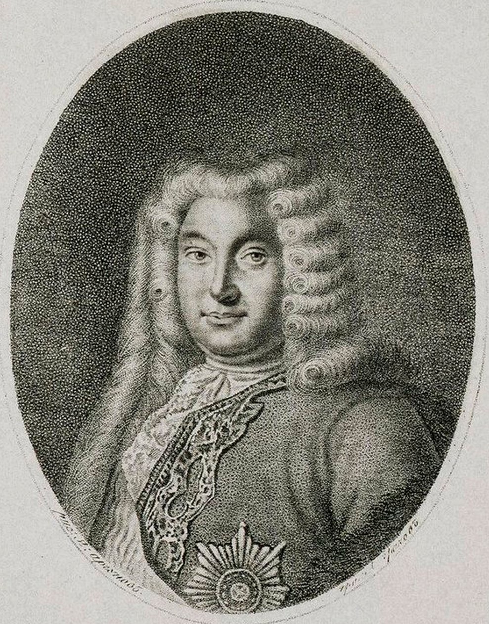 Portret van vicekanselier graaf Andrey Ostermann 1687-1747, c. 1812 door Alexei Petrovich Grachev