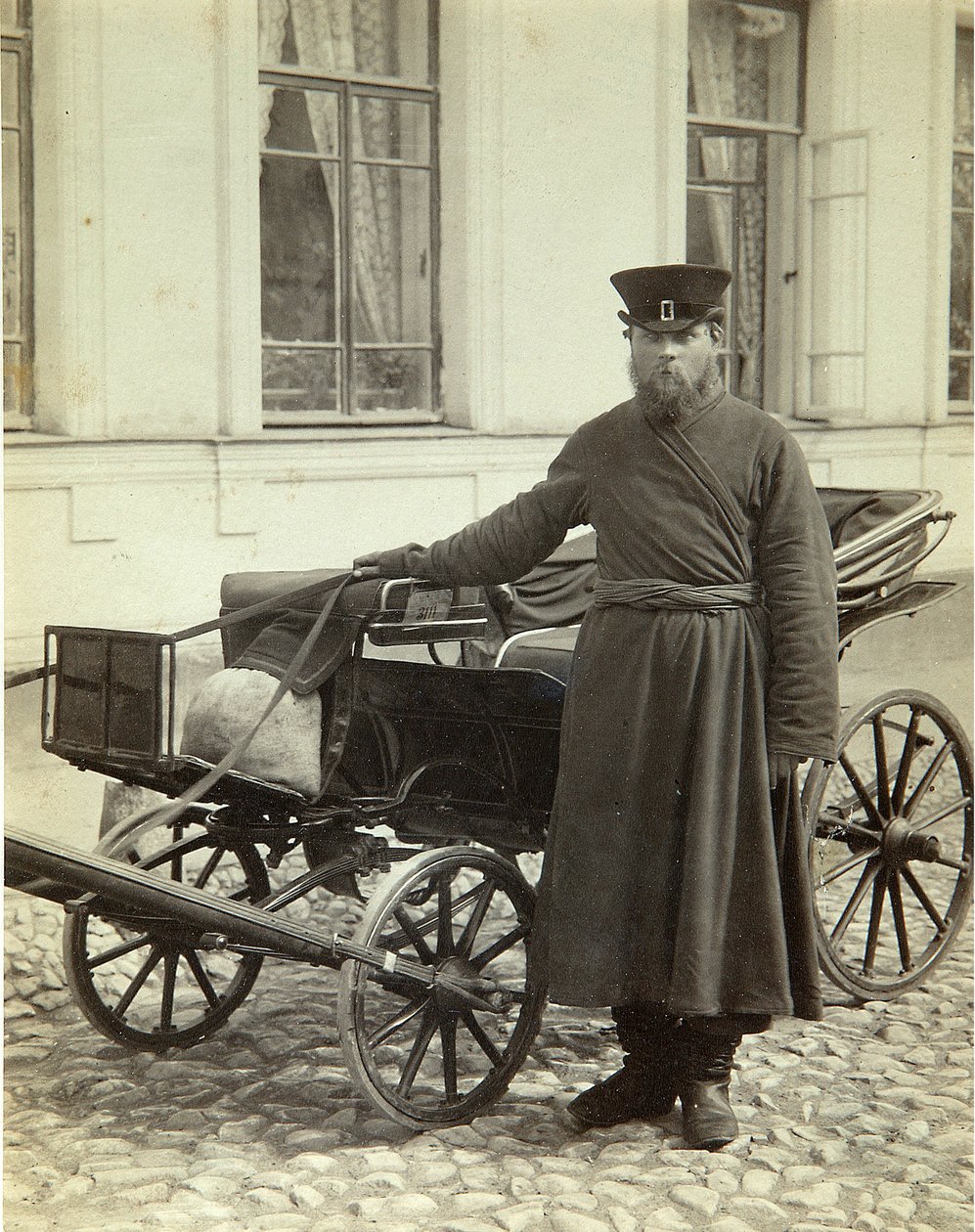 Een koetsier door Alexei Sergeevich Mazurin