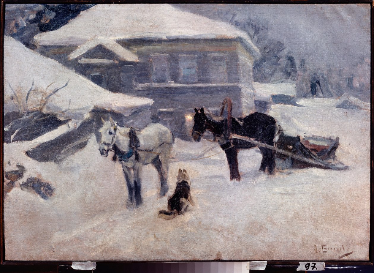 Een plattelandshotel door Alexei Steipanovitch Stepanov