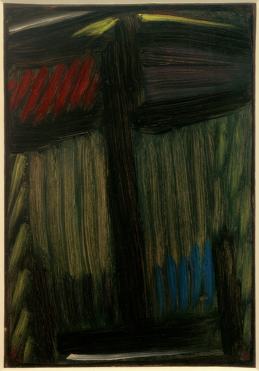 Grote meditatie: De winternacht door Alexej von Jawlensky