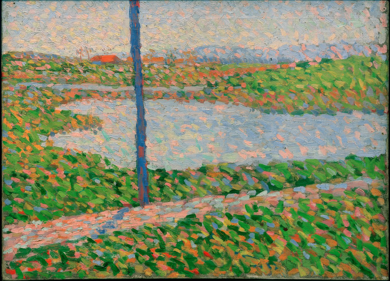 Landschap met meer door Alexej von Jawlensky
