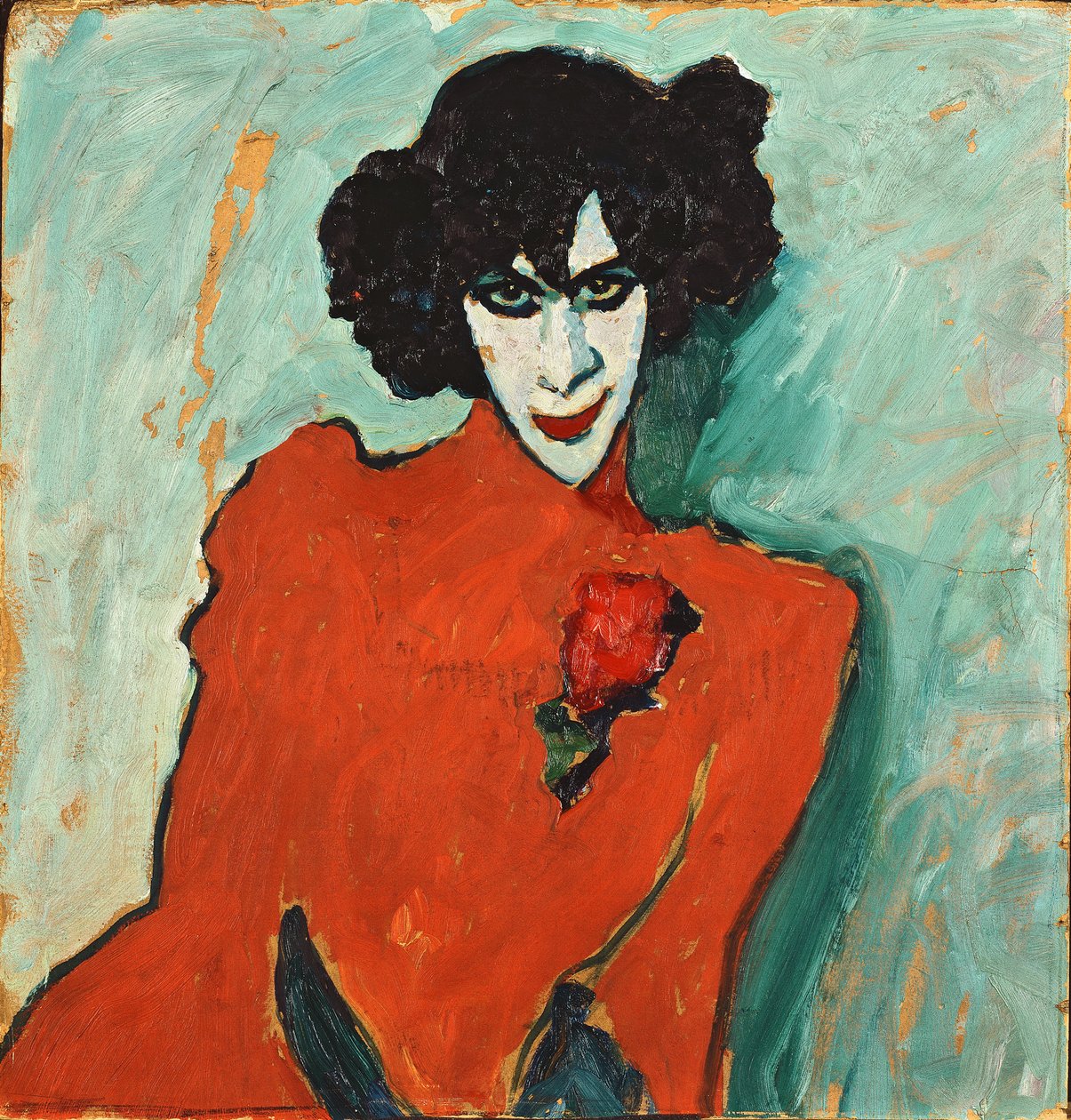 Portret van Alexander Sacharoff door Alexej von Jawlensky