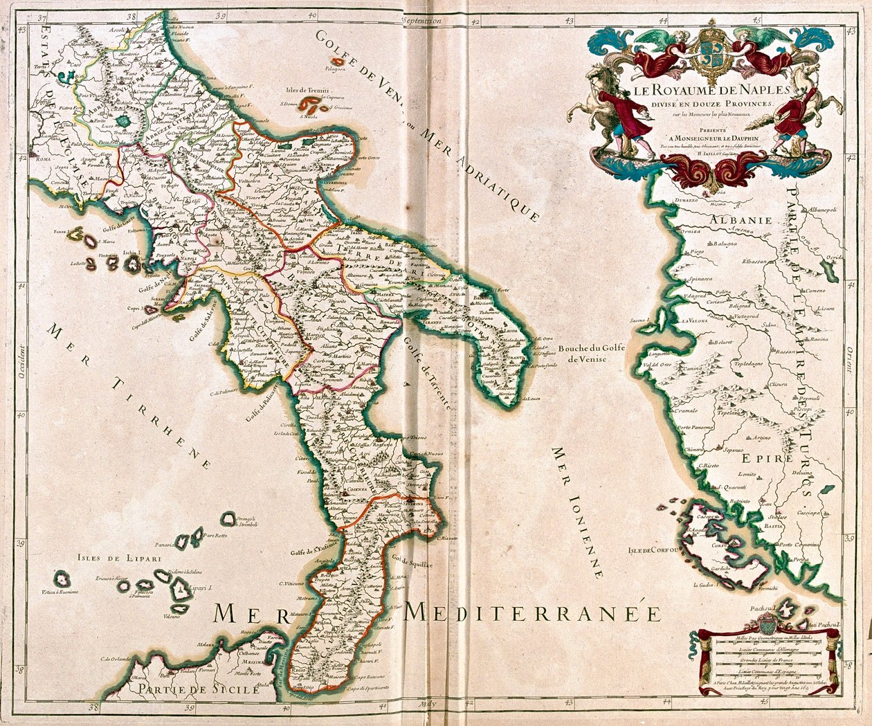 Napels, Italië door Alexis Hubert Jaillot