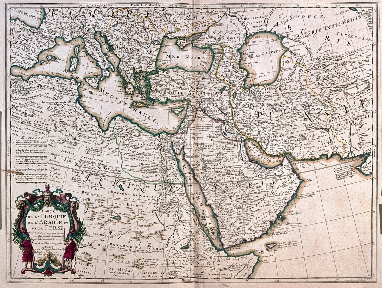 Turkije - Arabië en Iran - door A door Alexis Hubert Jaillot
