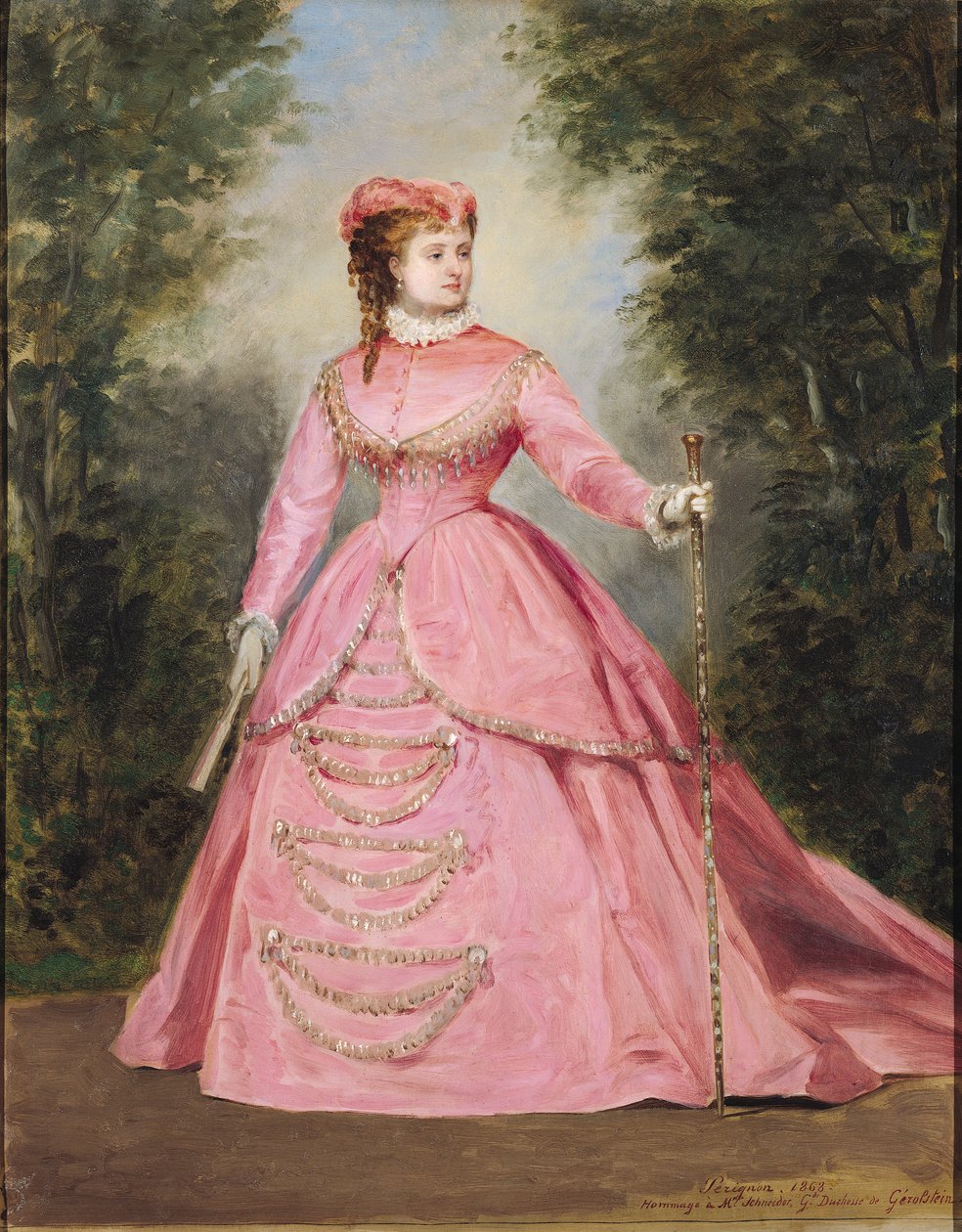 Hortense Schneider (1838-1920) 1868 door Alexis Joseph Perignon