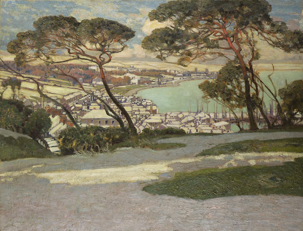 Newlyn, Penzance in de verte vanuit Geoffrey Garnier